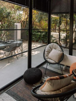 Relaxing apartment with a garden